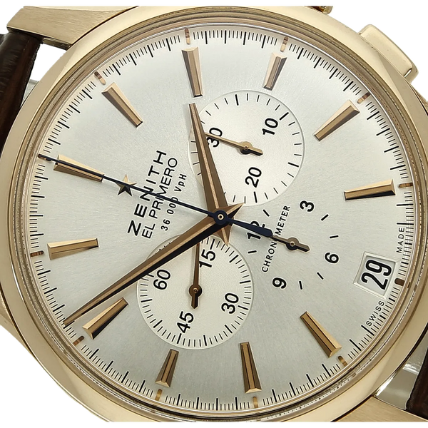 Zenith el Primero Captain Rotgold Zifferblatt