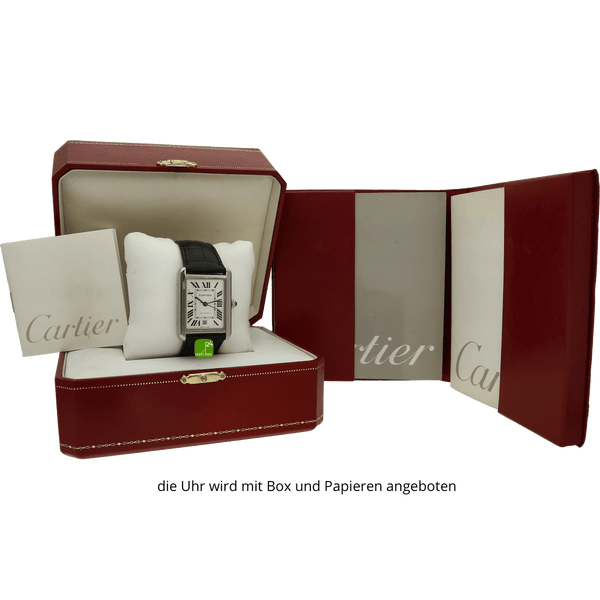 cartier Tank Solo 3515 XL mit Papieren 