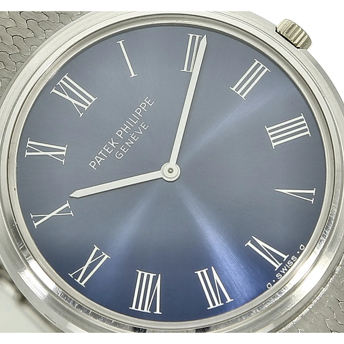 Patek Calatrava 3591 WG blue Zifferblatt 