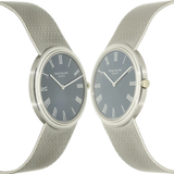 Patek Calatrava 3591 WG blue Gehaeuse links rechts 