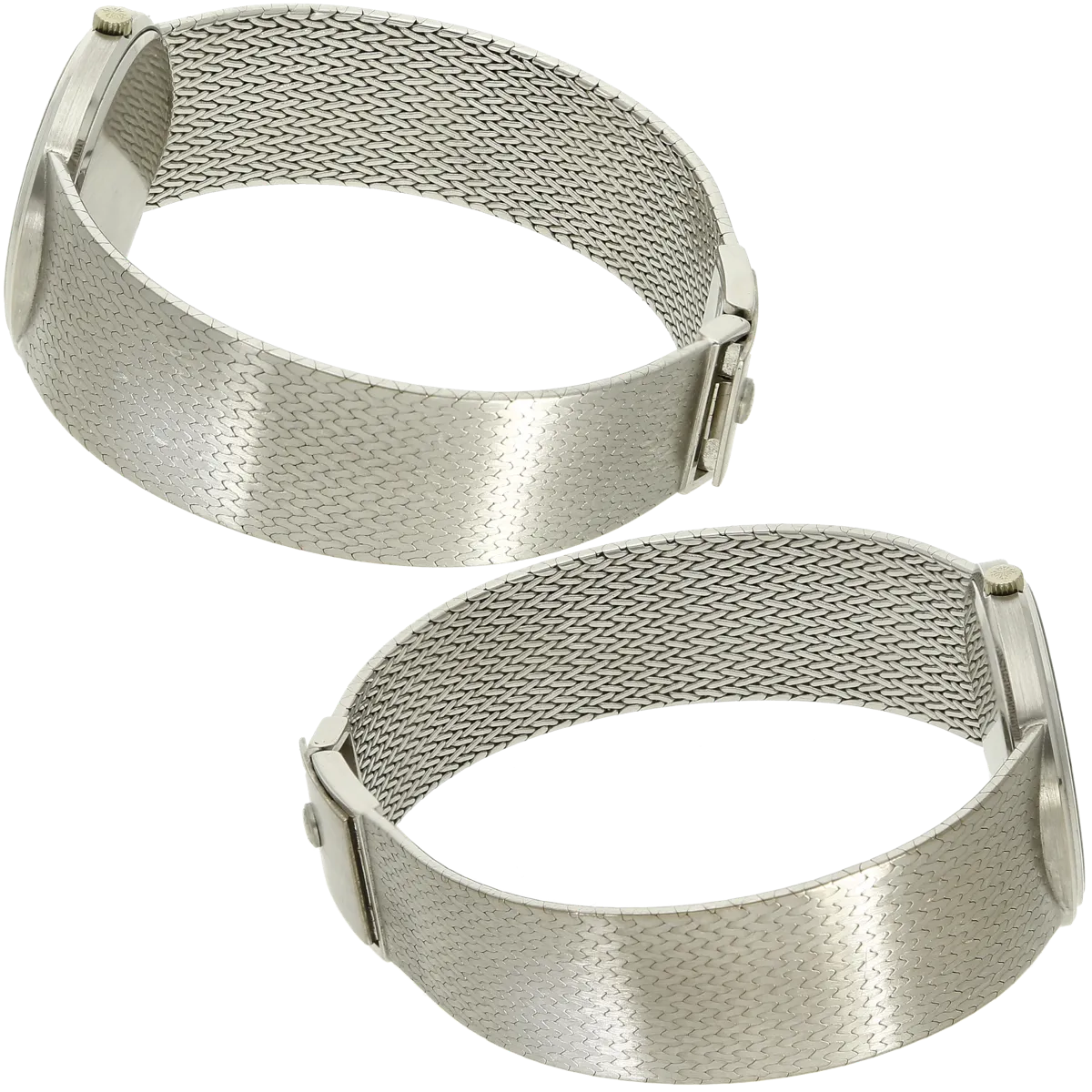 Patek Calatrava 3591 WG blue Armband links rechts 