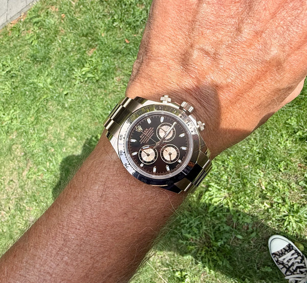 Rolex Daytona Rotgold 116505 am Arm 1 