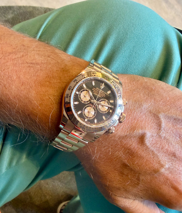 Rolex Daytona Rotgold 116505 am Arm 2