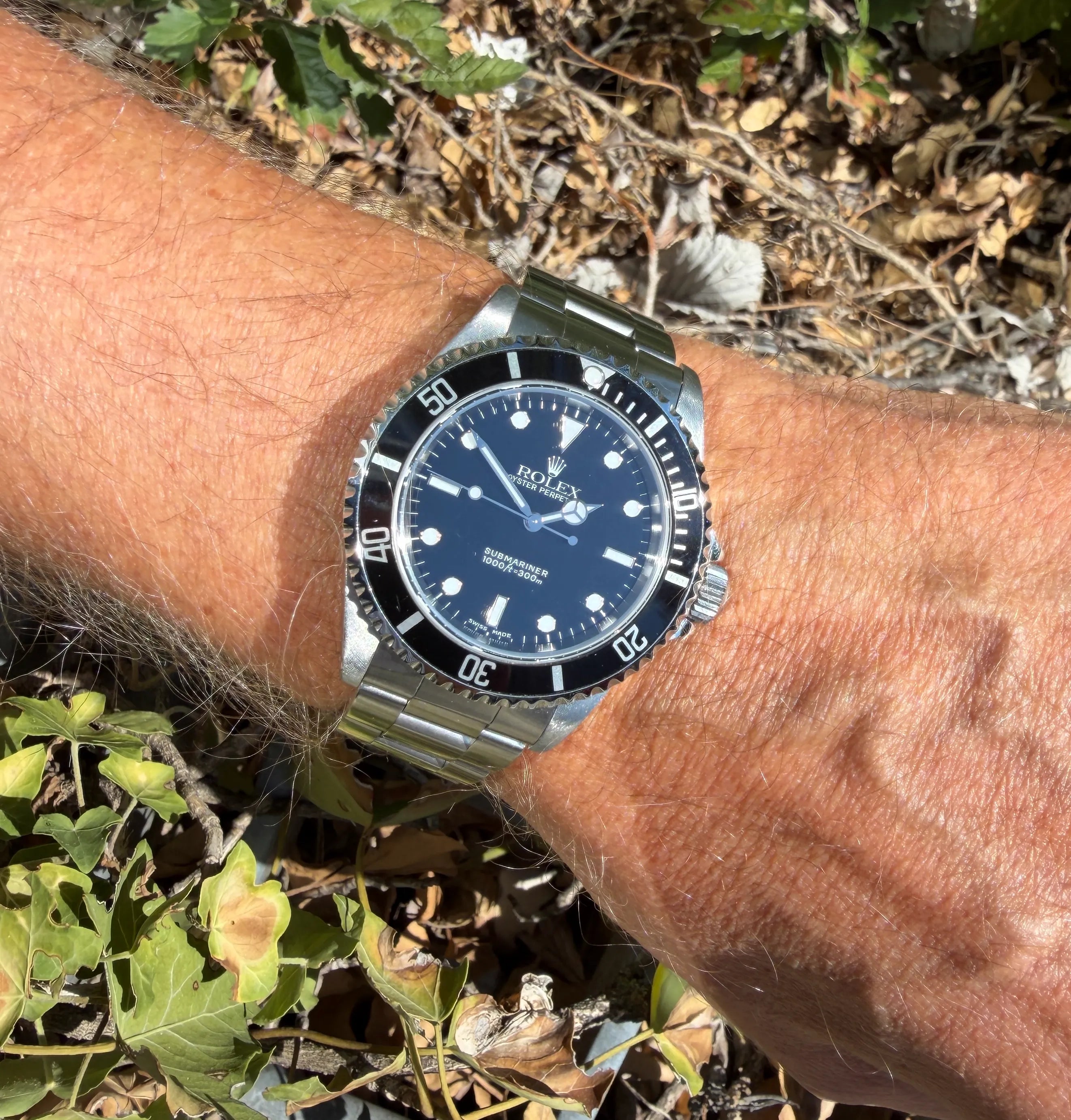 Rolex no Date Submariner 14060 am Arm 1