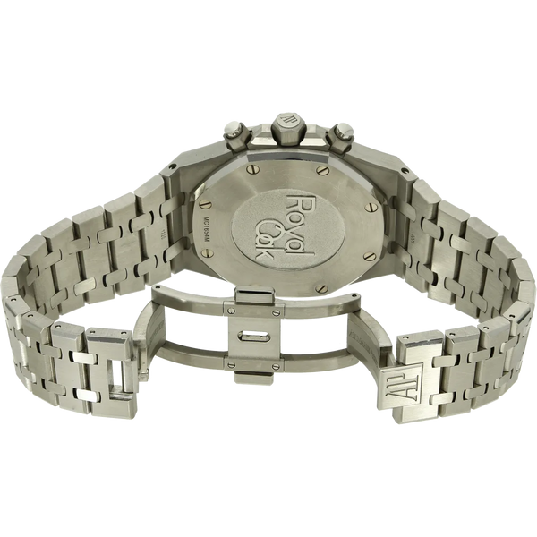 AP Royal Oak Chrono 26331ST Schliesse offen.