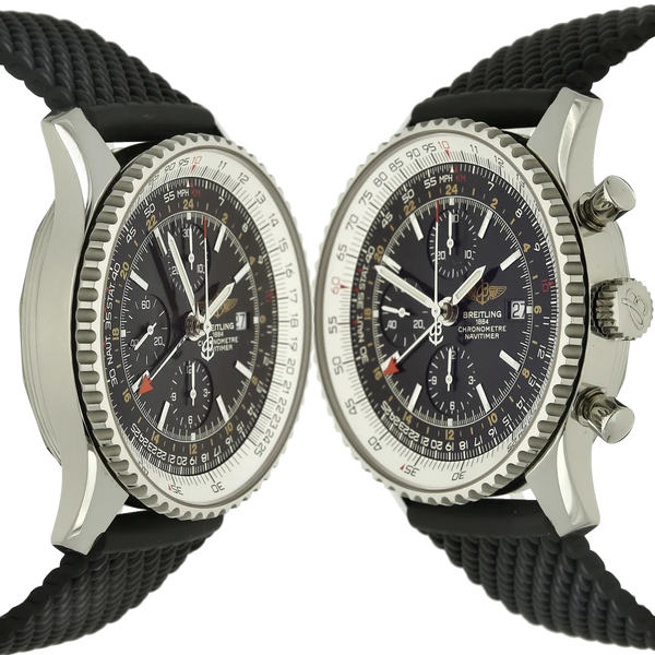 Breitling Navitimer Wold 46 A 24322 Gehaeuse rechts links 