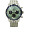 Breitling Navitimer 43 gruen stehend 