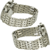 Breitling Navitimer 43 gruen Armband links rechts 