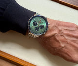 Breitling Navitimer 43 gruen am Arm 1