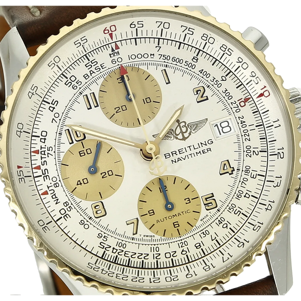 Breitling Old Navitimer Stahl Gold