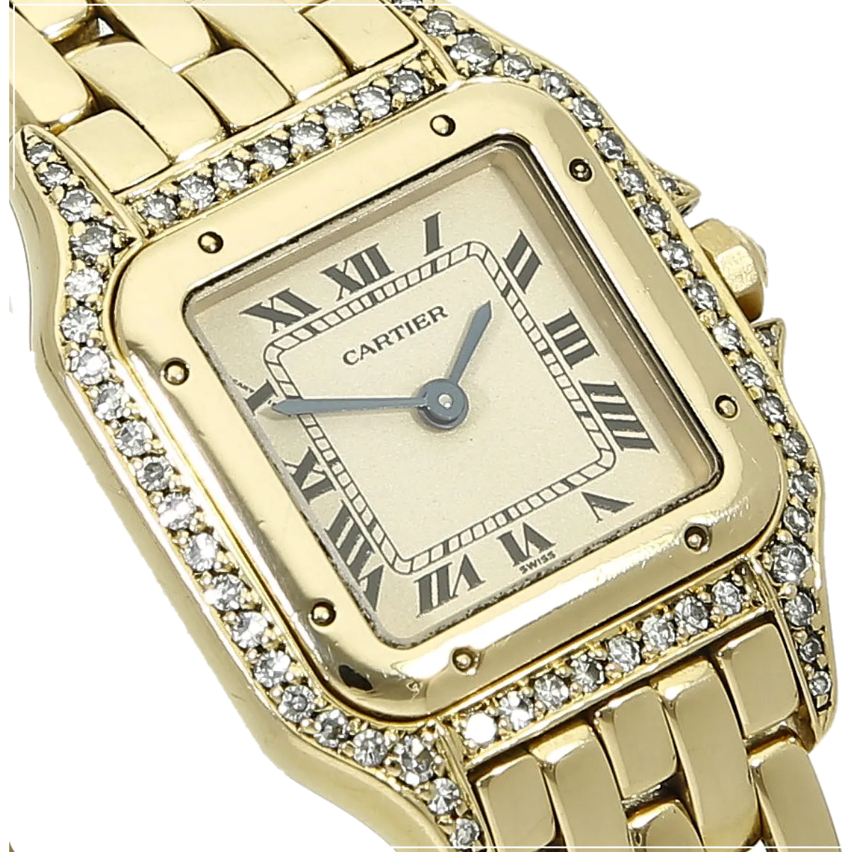 Cartier Panthere 866919  Dia Lady Zifferblatt 