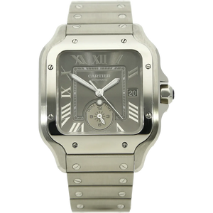 gebr. Cartier Santos Duo Time WSSA0076 stehend