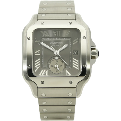 gebr. Cartier Santos Duo Time WSSA0076 stehend