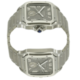 gebr. Cartier Santos Duo Time WSSA0076 Gehaeuse 3 9 