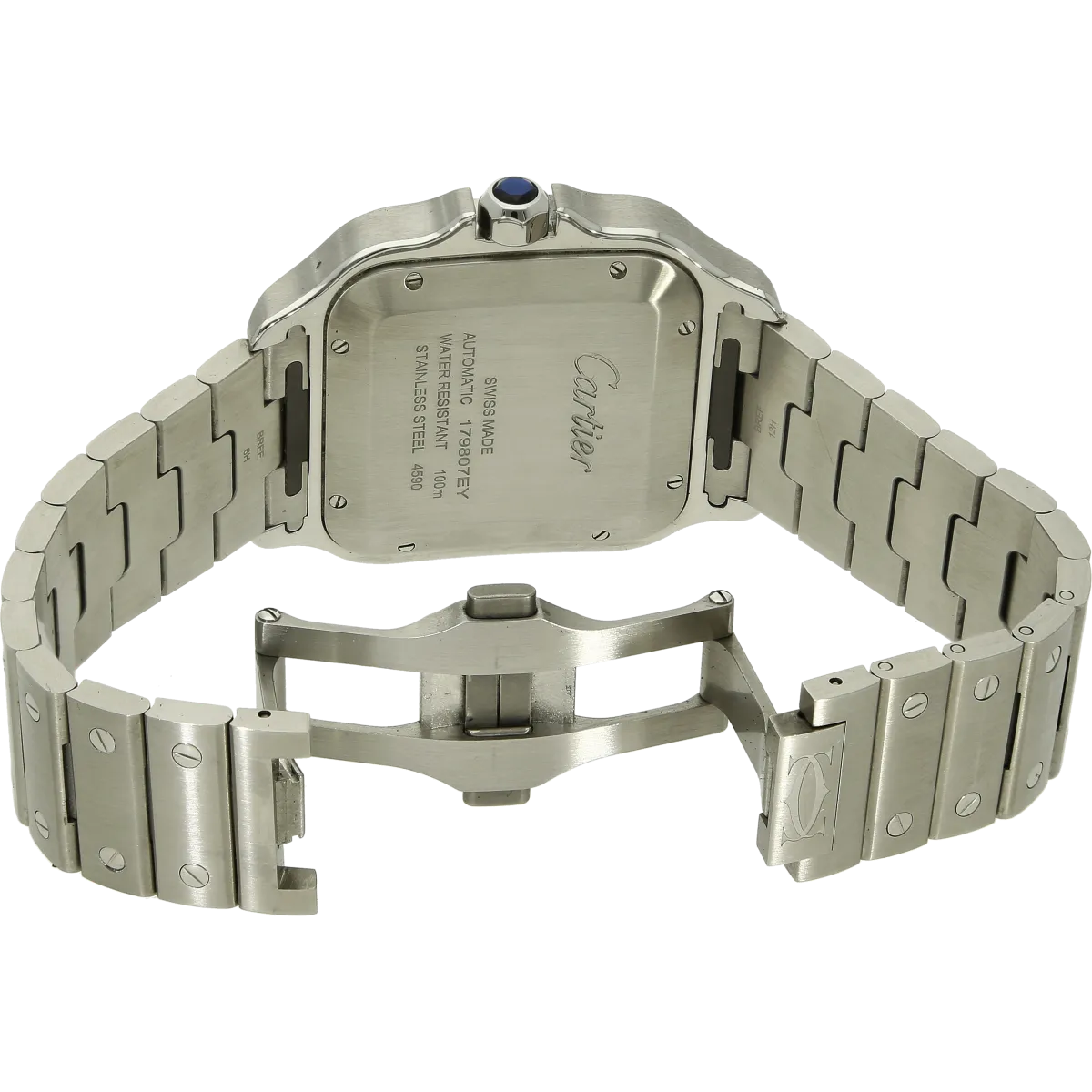 gebr. Cartier Santos Duo Time WSSA0076 Schliesse offen 