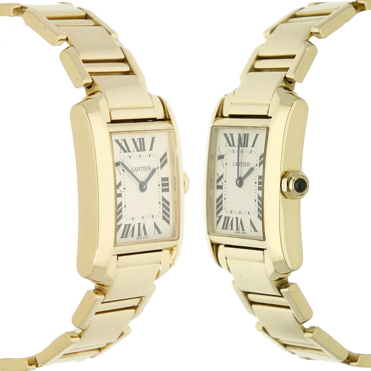 Cartier Tank Francais 1821 Gold 1 .mp4 Gehaeuse links rechts 
