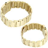 Cartier Tank Francais 1821 Gold Armband links rechts 