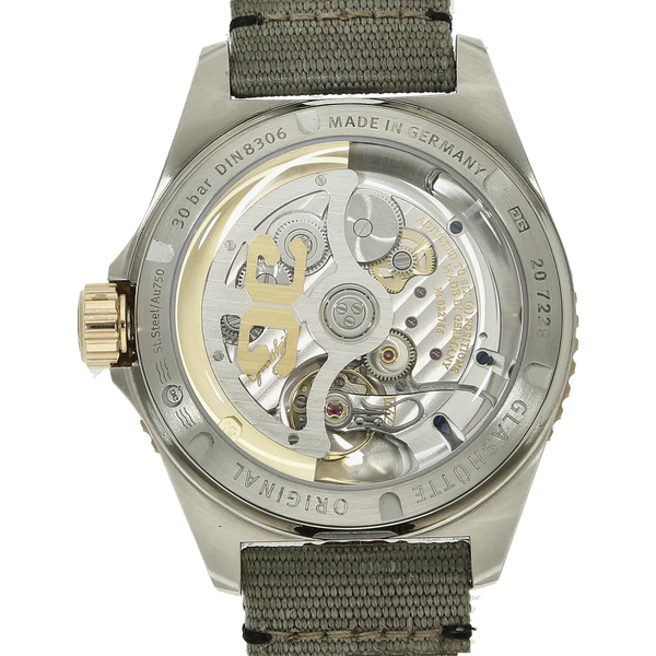 Glashütte Original Sea Q Grande Date Acier Or rouge