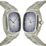Glashuette Seventies blue big date Gehaeuse 3 9 