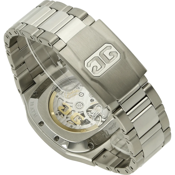 Glashuette Seventies blue big date Schiesse zu 