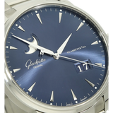 Glashuette Seantor Excellenz 42 blue Zifferblatt 