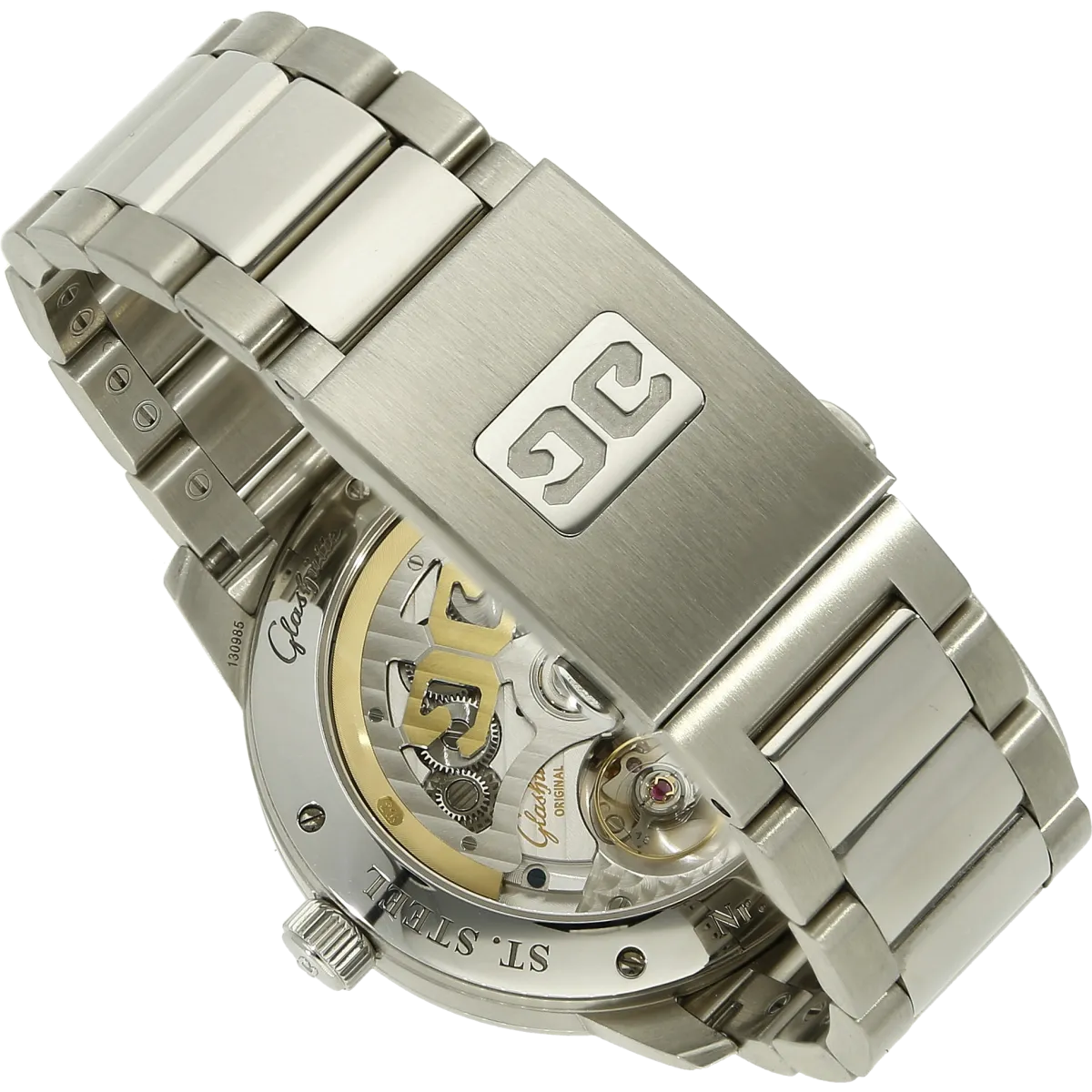 Glashuette Seantor Excellenz 42 blue Schliesse zu 