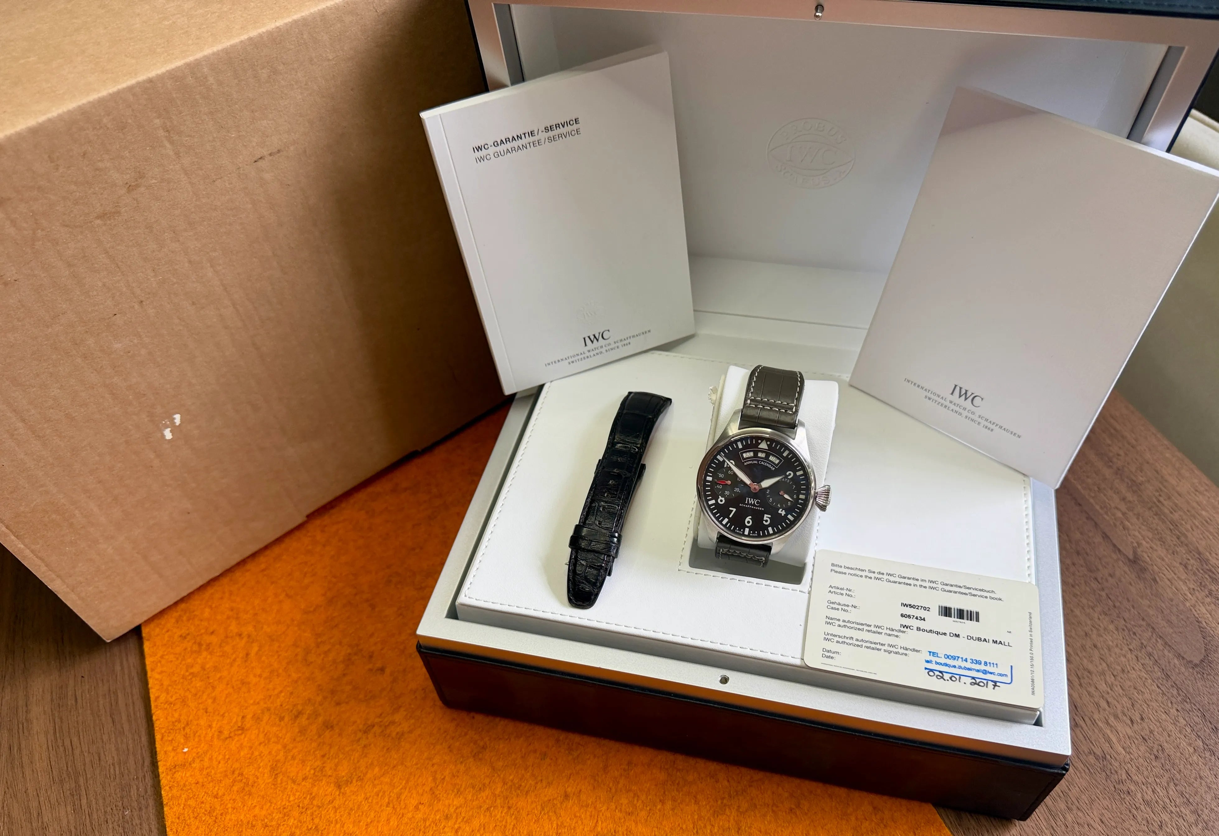 IWC Big Pilot 502702 mit Papieren