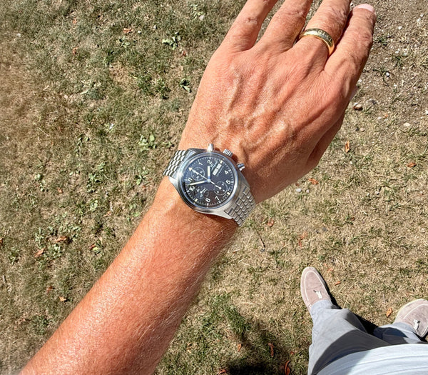 IWC Flieger Chrono 3706  am Arm 1 