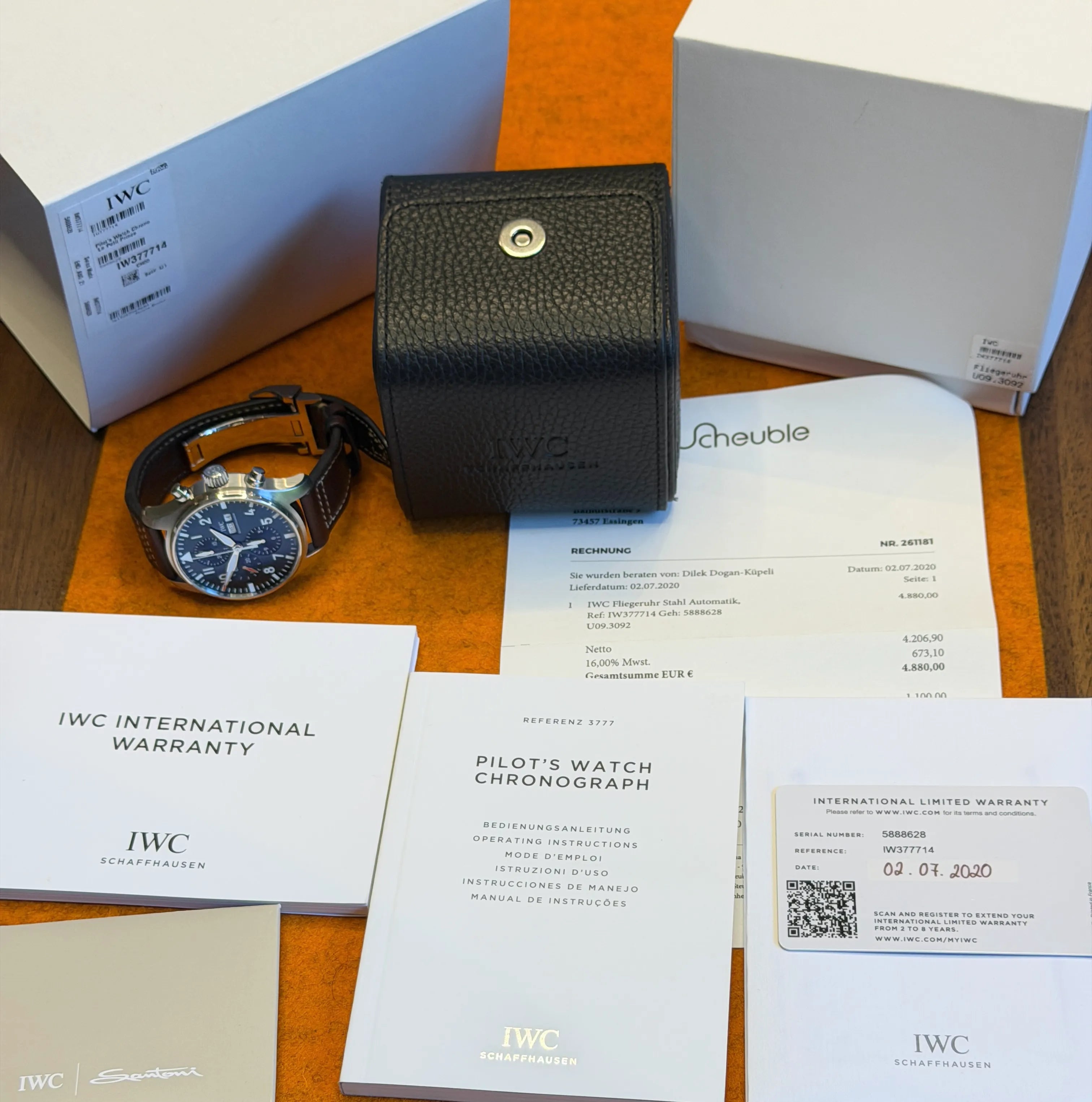IWC le petit Prince Chrono 377714 mit Papieren