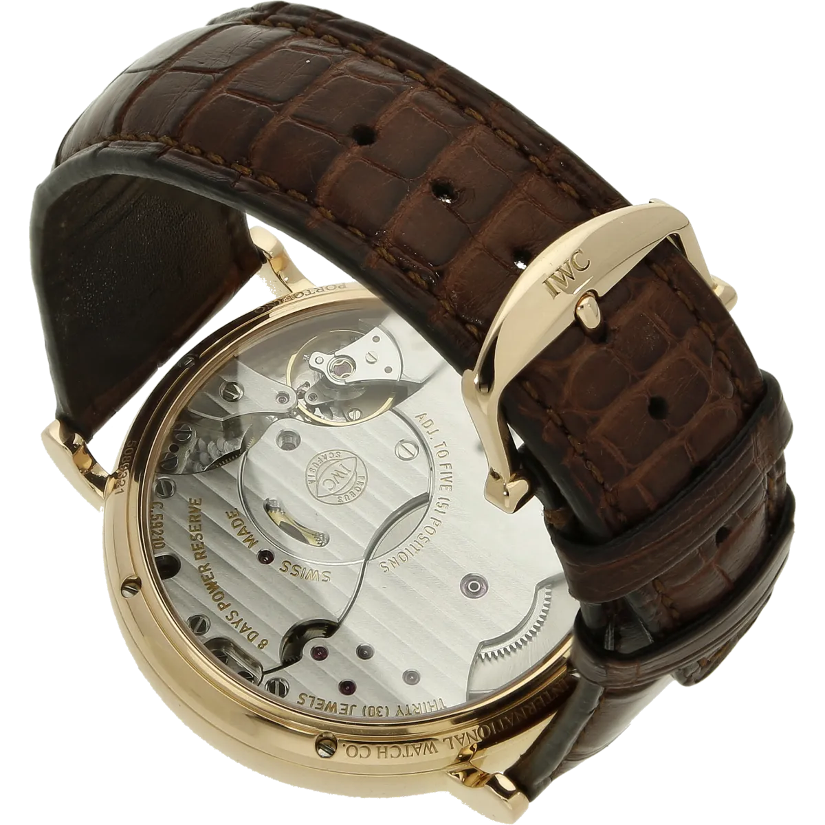 IWC Portofino 510107 Rotgold 8 Days Schliesse zu 