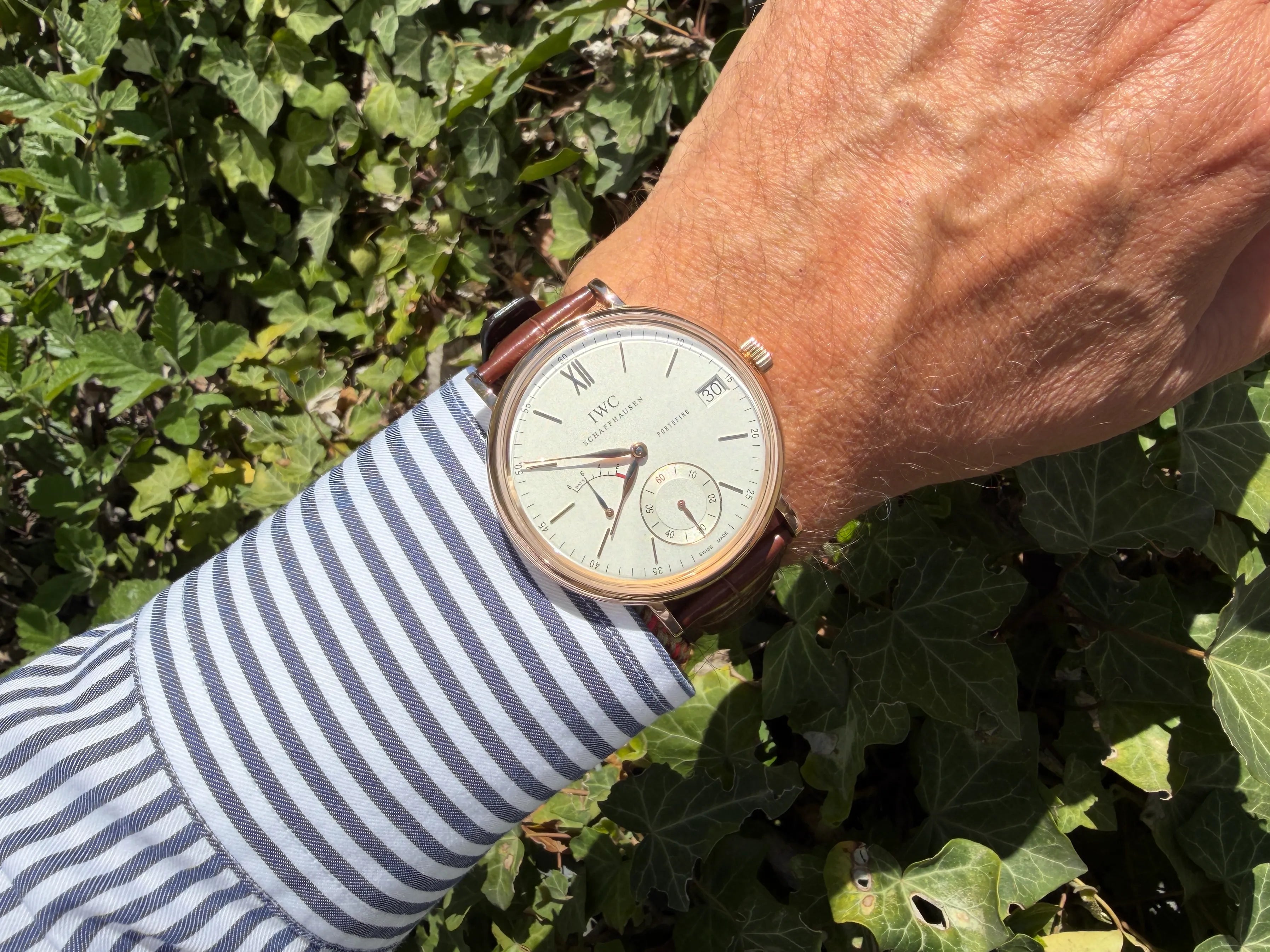 IWC Portofino 510107 Rotgold 8 Days  am Arm 