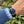 Load image into Gallery viewer, Lange Saxonia 105.027 blau am Arm 

