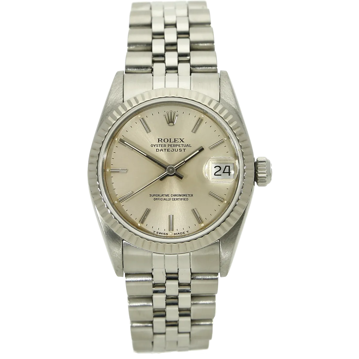 Rolex Datejust 31 WG stehend