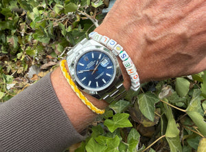 Rolex Datejust 41 12630 blau am Arm 
