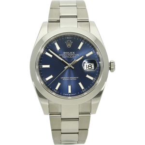 Rolex Datejust 41 12630 blau stehend