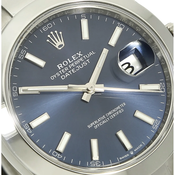 Rolex Datejust 41 12630 blau Zifferblatt 