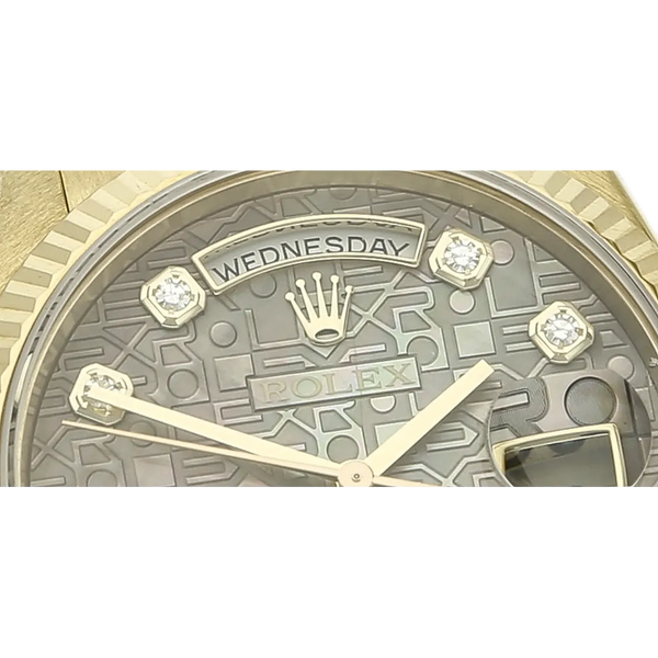Rolex Day Date MOP Dia Zifferblatt Detail 2 