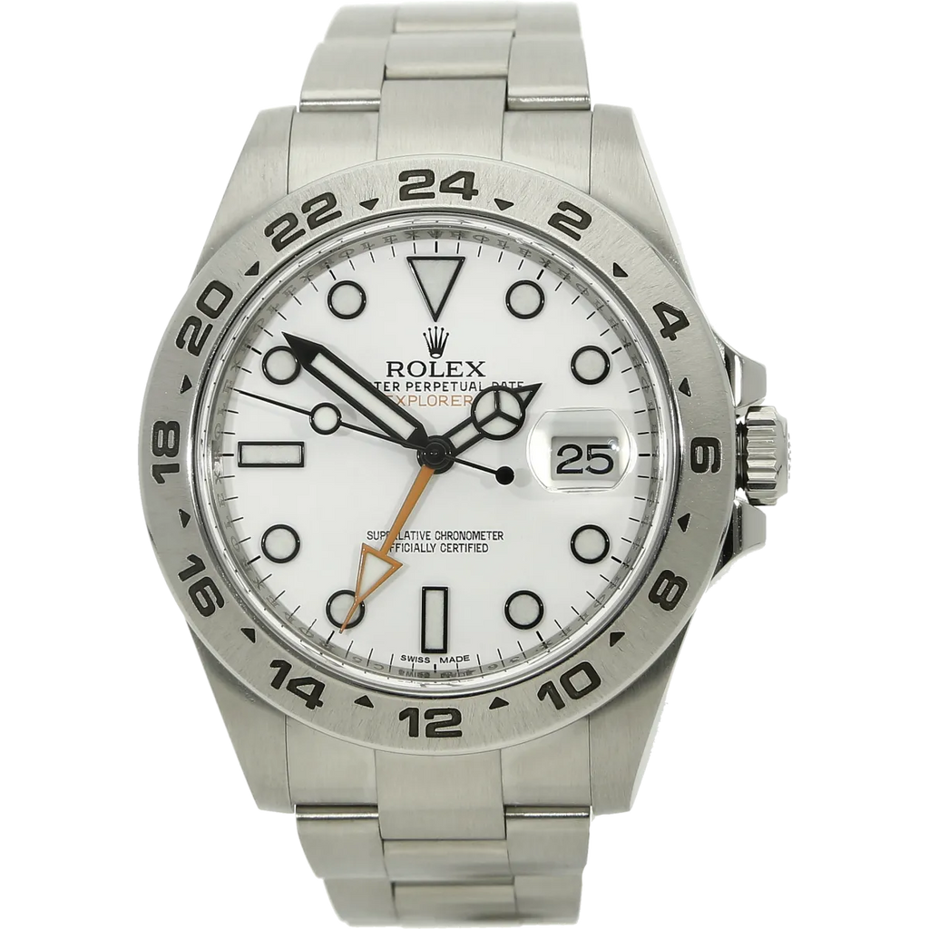 Rolex Explorer II 216570 polar stehend 