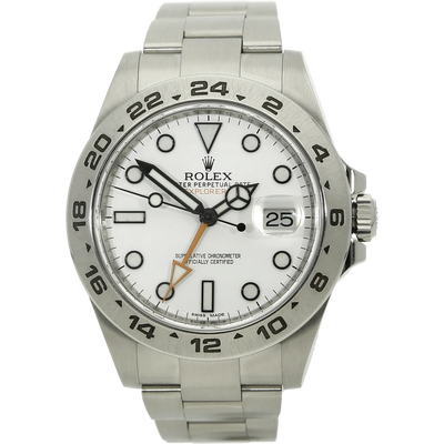 Rolex Explorer II 216570 polar stehend 