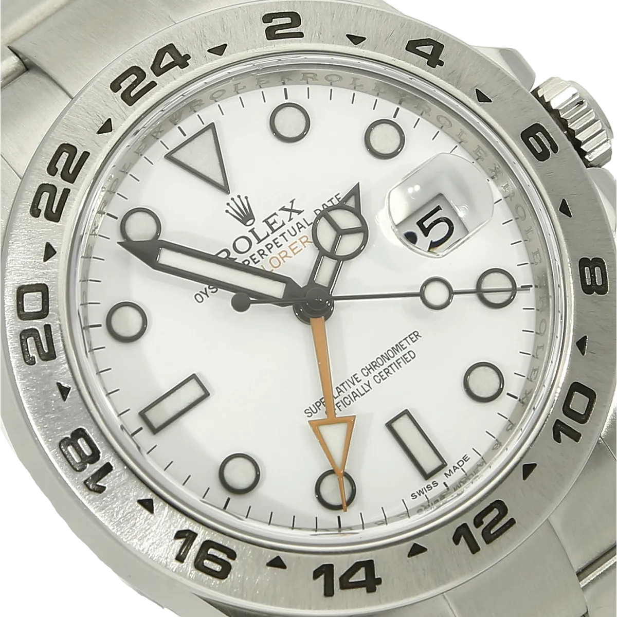 Rolex Explorer II 216570 polar Zifferblatt 