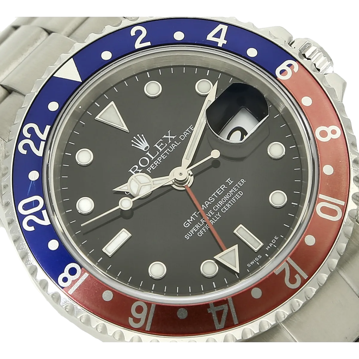 Relex GMT Pepsi Rectangular Zifferblatt 