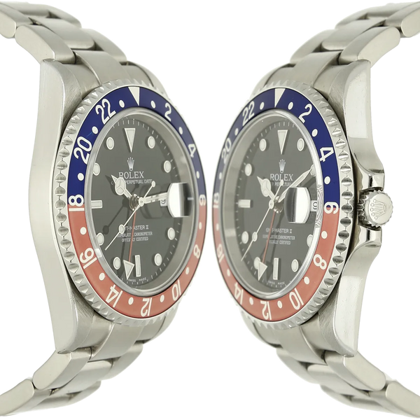 Relex GMT Pepsi Rectangular Gehaeuse links rechts 