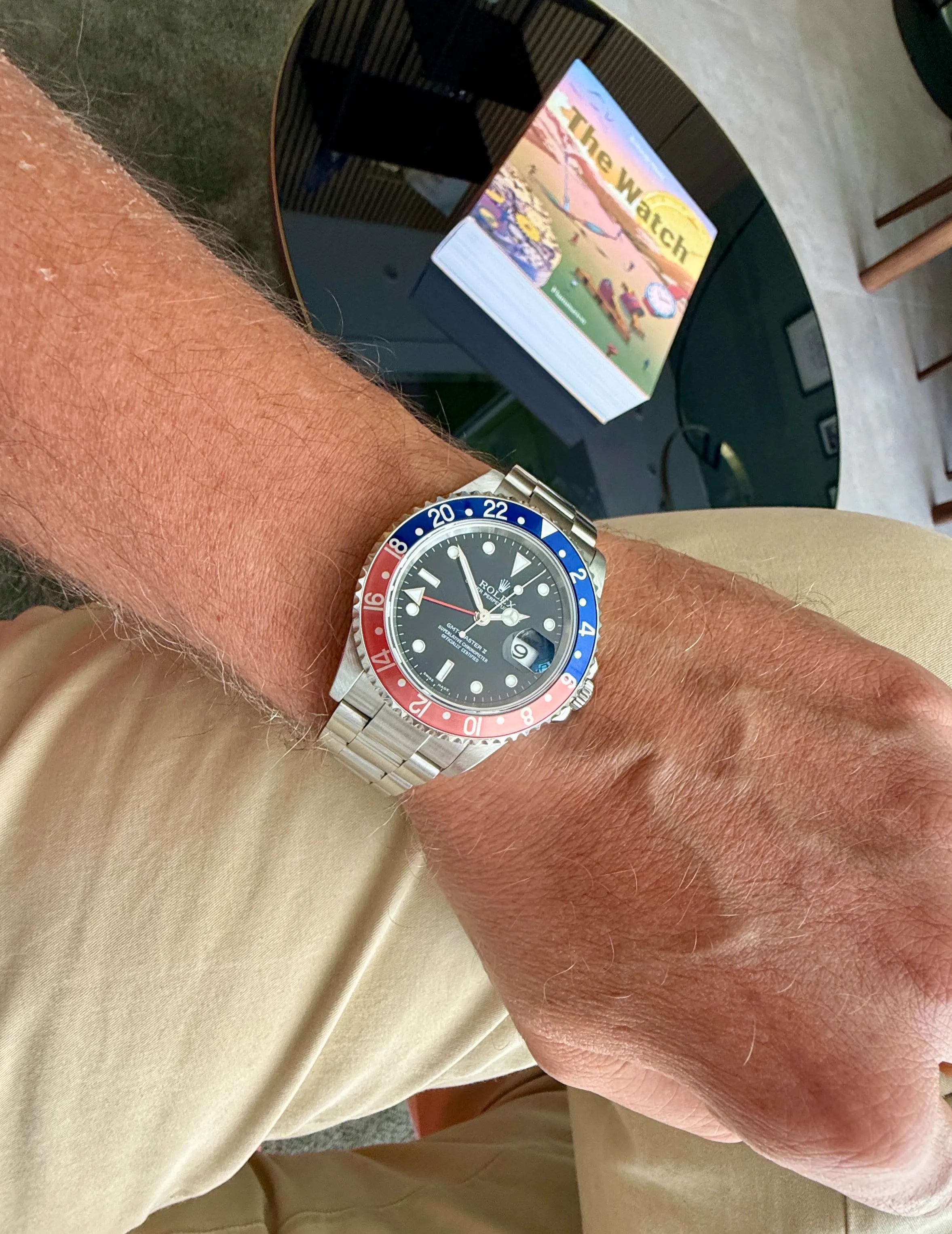 Relex GMT Pepsi Rectangular am Arm 3