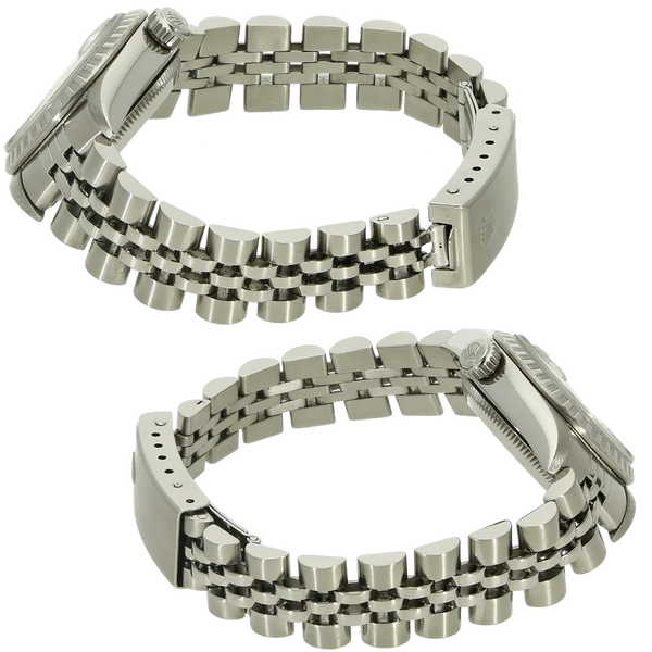 Rolex Lady Date 69240 Armband links rechts