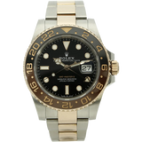 Rolex GMT Stahl Rotgold stehend