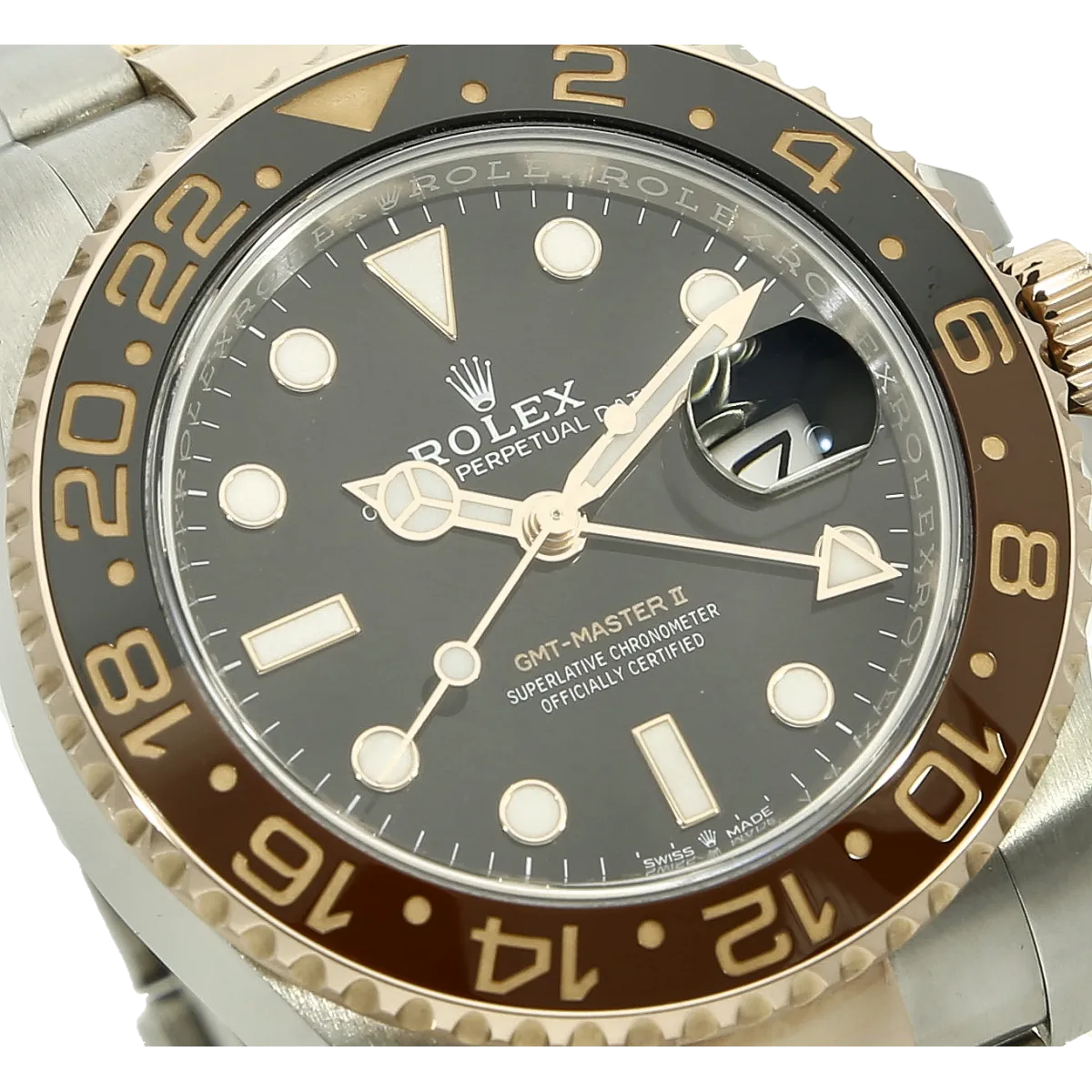 Rolex GMT Stahl Rotgold Zifferblatt 2 