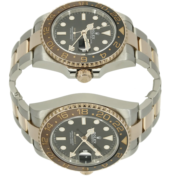 Rolex GMT Stahl Rotgold Gehaeuse 3 9 