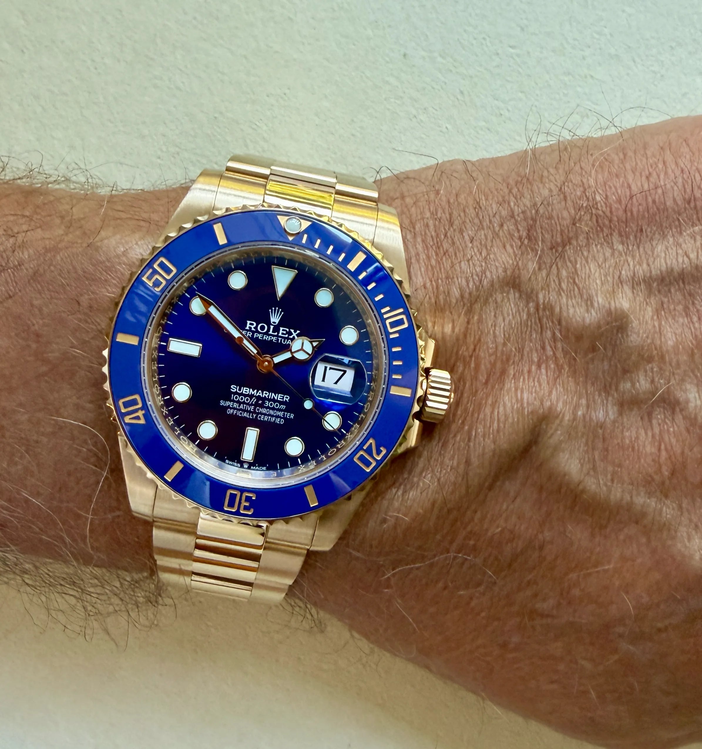 Rolex Submariner 126618LB am Arm 3 
