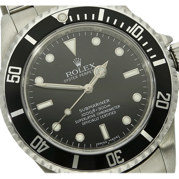 Rolex No Date Submariner 4-liner Zifferblatt