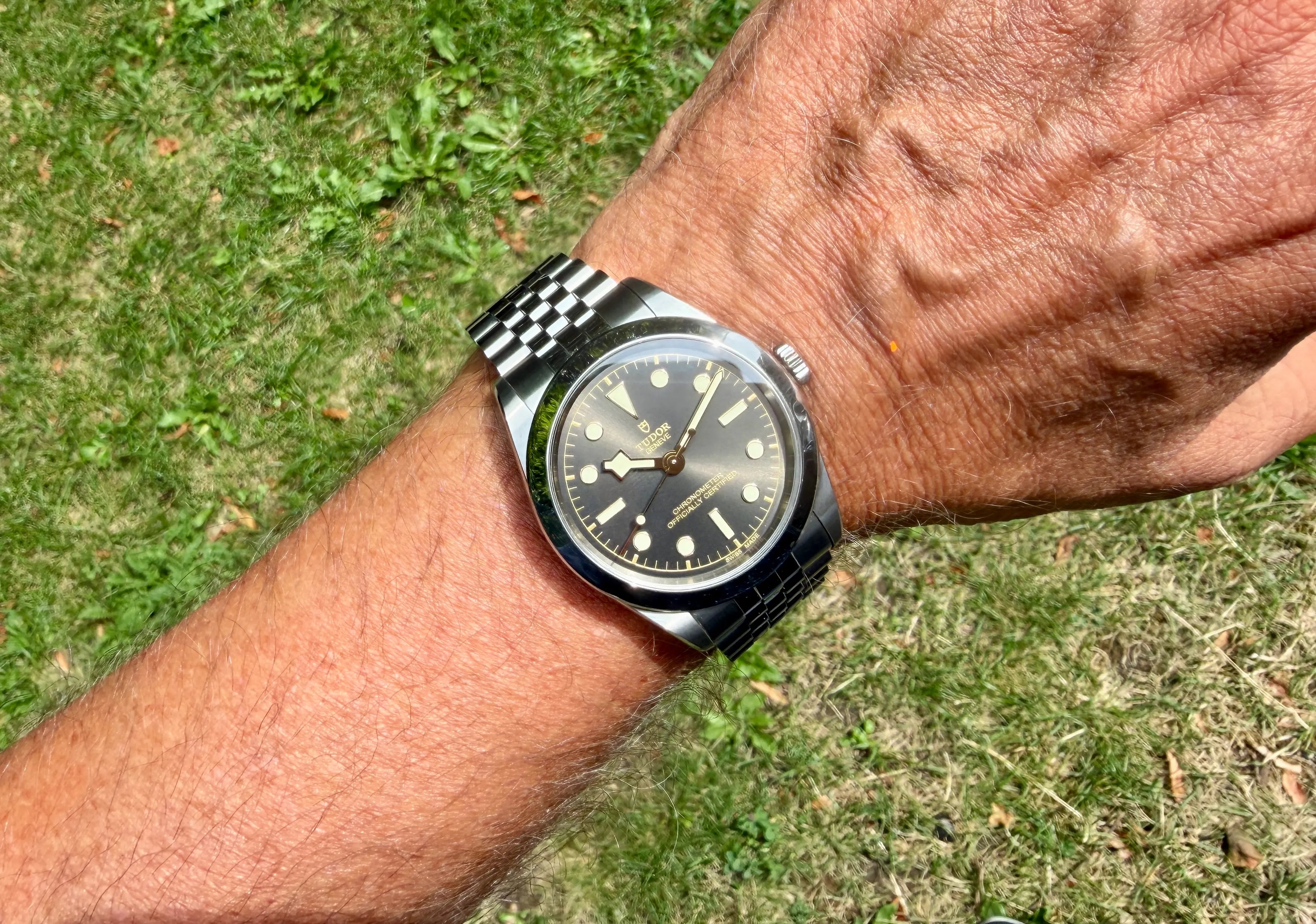 Tudor Black Bay M 79660-001 grau am Arm 